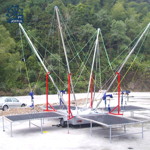 Trampoline Bungee monté sur remorque, équipement d'amusement extérieur mobile pour événements communautaires - Product Image 5