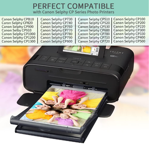 Papier photo A4 brillant compatible avec le papier <span class=keywords><strong>Canon</strong></span> Selphy 3,5'' x 5'' pour <span class=keywords><strong>Canon</strong></span> CP1300 CP1500 CP1200 <span class=keywords><strong>CP1000</strong></span> - Product Image 4