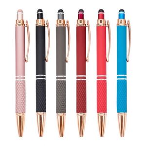 Stylos à bille créatifs de luxe en gros, pulvérisés à la colle, pour le bureau, avec logo - Product Image 1