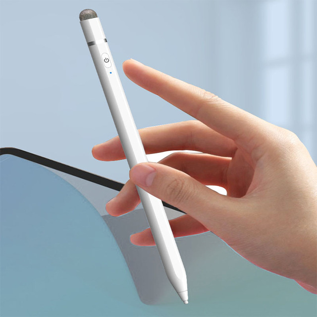 REXIAO Dual Tips Metal Active Stylus Pen for iPhone. 18/ 17/16/15/14/13/12/11/X iPad Pro/Mini/Tablet/Phone//Kindle-Drawing
