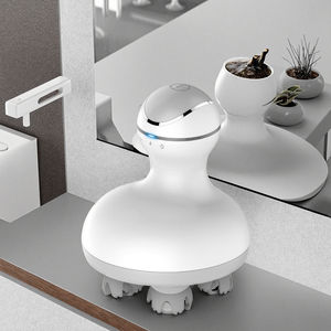 Venta al por mayor de masajeador de cuero cabelludo inalámbrico IPX7 3D personalizado 84-Touch USB recargable para aplicación en la cabeza - Product Image 1