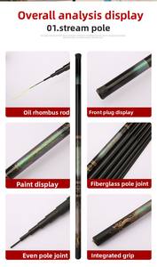 Jetshark Venta caliente Carp Lure Rod 2,7 m-7,2 M Sección corta Stream Superhard Glass EVA Handle Bass Bottom Lake - Product Image 6