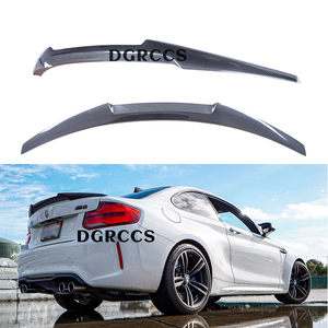 For 2 Series F22 Coupe/F23 Convertible/M2 F87 M4 Style Carbon Fiber Rear Spoiler Trunk Wing 2014-2020 Polished - Product Image 1