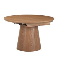 Eschenholz-Furnier Esstisch Hersteller Moderner 1100-1800mm Ausziehbarer Tisch mit Robuster Schiene für Großhandel Möbel