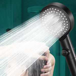 6 Modi Douchekop Verstelbare Hogedruk Waterbesparende Douche One-Key Stop Watermassage Douchekop Voor Badkamer