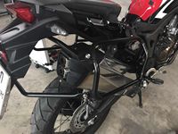 Sacs latéraux de moto, sacoches, porte-bagages Remus 43l argent pour Crf1000 Honda Africa Twin 2016-2018