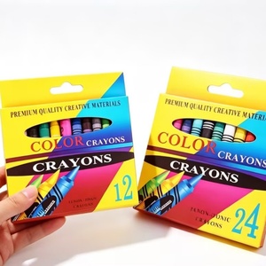 Crayones de Cera Portátiles Multicolores No Tóxicos para Niños, Colores Vibrantes, Precio al por Mayor - Product Image 2