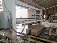 Machine de finition automatique à 8 têtes à changement rapide pour granit, marbre, pierres tombales, pavés et dalles épaisses