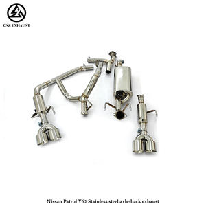 Système d'échappement Axleback CSZ Nissan Patrol Y62 SS304 - Product Image 5