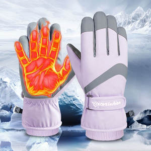 Gants de travail isolés thermiquement, résistants au froid et à l'eau, avec sangle de poignet, pour hommes et femmes, pour sports de plein air, gants de ski d'hiver, unisexes - Product Image 5