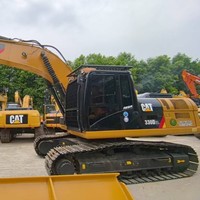 Excavatrice sur chenilles d'occasion CAT 330D2L, 30 tonnes, godet de terrassement compact, excavatrices d'occasion à vendre