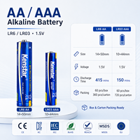 Pila Alcalina Ultra LR03 de 1.5V, Paquete de 8 Unidades en Tarjeta, Potente y de Larga Duración, Suministro del Fabricante con Certificación CE KC
