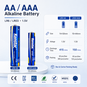 Pila Alcalina Ultra LR03 de 1.5V, Paquete de 8 Unidades en Tarjeta, Potente y de Larga Duración, Suministro del Fabricante con Certificación CE KC - Product Image 2