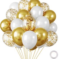 Ensemble de 30 ballons en latex chromé brillant en forme de poisson, blanc, rose, bleu, ballon à l'hélium, décoration de mariage, fête d'anniversaire pour adultes, fête prénatale