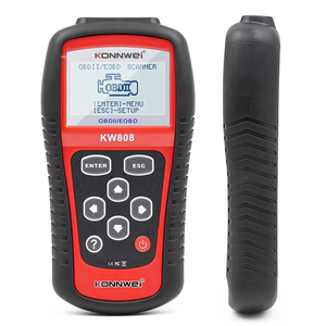 KONNWEI <span class=keywords><strong>KW808</strong></span> Scanner de diagnostic de code d'erreur de voiture OBD2 EOBD Lecteur de réinitialisation MIL Décodeur de détection automatique - Product Image 2