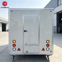 Remorque de concession Cogsun personnalisée de 11 pieds, remorque alimentaire, caravane, camion de restauration rapide, chariot de vente de nourriture de rue