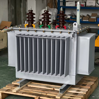 Transformateur de distribution abaisseur à bain d'huile S11 125kVA 315kVA 630kVA, entrée 11KV, certifié CE, vente chaude, approvisionnement direct usine