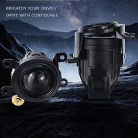 GOODZOOM Phare antibrouillard LED bi-LED 2,2'' avec lentille de projecteur, faisceau Hi/Lo, pour voiture et camion