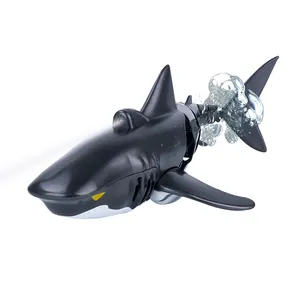 Новая 2024 игрушка Бассейн Ванная комната радиоуправляемая игрушка с прожектором пульт дистанционного управления лодка игрушки rc акула