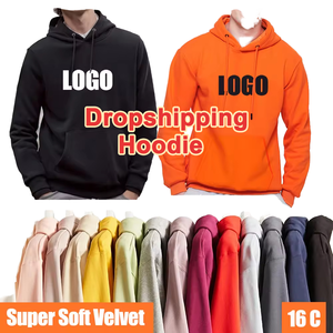 Sudadera con Capucha para Hombre, Tejida en Algodón 100% Sólido con Relieve, de Gran Peso, Ecológica, con Bolsillo Extragrande - Product Image 2