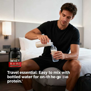 Livraison rapide Muhua personnalisé OEM augmenter la croissance musculaire protéine saveur personnalisée 1kg isoler or standard poudre de protéine de lactosérum - Product Image 4
