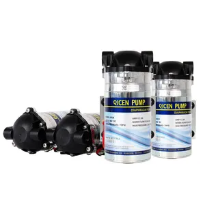 Qicen Pompa Booster DC 135PSI DC 36V, 400Gpd Diafragma Ro untuk Filter Air Domestik