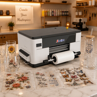 Nouvelle machine d'impression UV DTF avec deux têtes d'impression F1080 pour matériaux à surface dure et création d'autocollants personnalisés