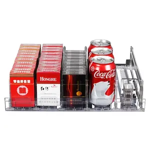 Supermarket Plastic Cigarette Bottle Drink Automatic Refill Pushing System