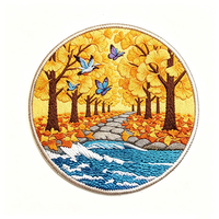 Patch brodé vintage à points épais, appliqué thermocollant, motif fleur/cœur, avec sequins, texture 3D volumineuse, étiquette personnalisée pour jeans et sacs