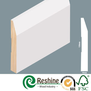 Plinthe <span class=keywords><strong>en</strong></span> <span class=keywords><strong>bois</strong></span> blanc apprêté de conception européenne Reshine 2025 - Product Image 4