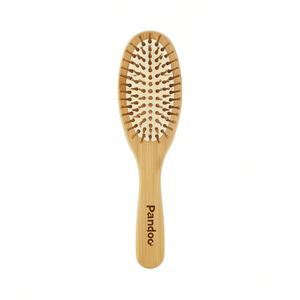 Cepillo para el cabello Pandoo de bambú y madera natural para uso diario - Product Image 2