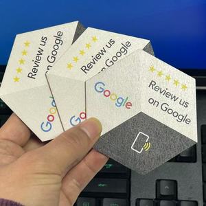 การ์ดรีวิว Google ไม้กับ NFC-ปล่อยให้เราตรวจสอบได้อย่างง่ายดาย - Product Image 3