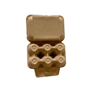 Plateau à œufs <span class=keywords><strong>de</strong></span> haute qualité, multi-tailles, à 6 alvéoles, fabriqué en pâte à papier, écologique, réduction sur les grandes quantités, biodégradable - Product Image 1