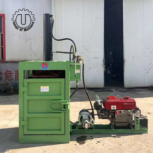 Broyeur de fûts d'huile usagée automatique industriel, presse à balles hydraulique en métal de 55 gallons avec moteur diesel pour la décharge - Product Image 4
