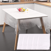Nappe jetable en CPE robuste en rouleau, épaisse, imperméable et résistante à l'huile, pour usage intérieur et extérieur lors d'événements