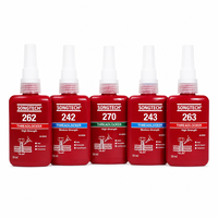 Adhesivo anaeróbico para fijación de tornillos al por mayor, alternativa a LOCTITE, modelos 222, 242, 243, 262, 270, 271, 272, 277, 290