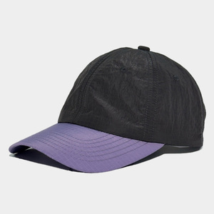 Cappello da Baseball in Nylon a 6 Pannelli Non Strutturato, Leggero, Impermeabile, Antisudore, con Logo Ricamato Personalizzato e Cinturino Colorato - Product Image 3