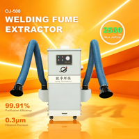 Extracteur de fumées de soudage multifonctionnel pour la découpe laser, le soudage à l'arc, la soudure, le polissage et le traitement des fumées mixtes