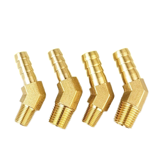 3/4 cara PPR Gas berulir kuningan kompresi PE pipa <span class=keywords><strong>fitting</strong></span> tembaga tabung cetakan air siku bersama kepala nomor Model - Product Image 4