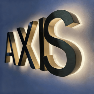 कस्टम बैकलिट 3 डी चैनल पत्र में अस्पताल के स्कूल बैंक के लिए साइनेज - Product Image 5