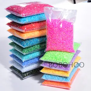 BOBOHOO Popular 2-6mm Flat Back Resin Rhinestones AB Colors Large Package Non Hotfix For Shoes And Cup DIY