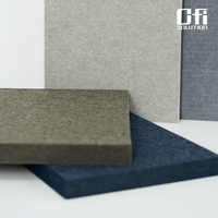 NRC 0.85-0.95 Geluidsreducerend PET Akoestisch Paneel VOC Emissietest Polyester Plafondpaneel Wand & Plafond Akoestische Oplossing