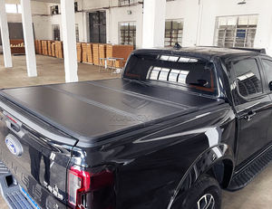 Dodge Ram 1500/2500 Crew Cab <span class=keywords><strong>4</strong></span> portes 5ft7inch lit court dur Tri-Fold Tonneau Cover Waterproof Folding pour <span class=keywords><strong>Silverado</strong></span> Model Truck - Product Image 6