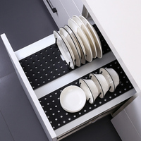 Accessoires de cuisine : Plateau pliable, égouttoirs à vaisselle, organiseurs de tiroirs pour panneaux perforés, système d'égouttoir à bols pour organiser assiettes et bols