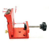 Outil de bricolage pour menuiserie en Aluminium, Guide de perçage de trou de poche, gabarit de cheville, Guide de perçage de trou, localisateur de trou Oblique