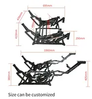 Struttura della sedia Mobili Divano poltrona reclinabile meccanismo Meccanismo di Sollevamento manuale Per Poltrona Massaggio manuale reclinabile meccanismo