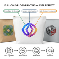 Étui à crayons en papier DuPont Tyvek écologique, sac de papeterie transparent en PVC, grande capacité, imperméable, pour étudiants et bureau