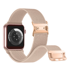 สายนาฬิกาไนลอนยืดหยุ่น Upro พร้อมหัวเข็มขัดแม่เหล็กสำหรับ Apple Watch ขนาด 18 มม. 20 มม. 22 มม. สายรัดแบบยืดได้สำหรับ Fitbit Versa 2 3 4 - Product Image 2