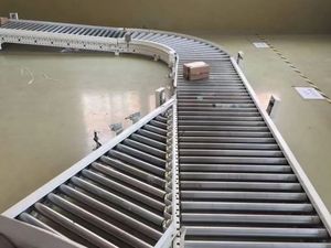 Kutu Palet Taşıma Sistemi için Rulolu Poli-V Kayışlı Esnek Rulolu Konveyörler - Product Image 5