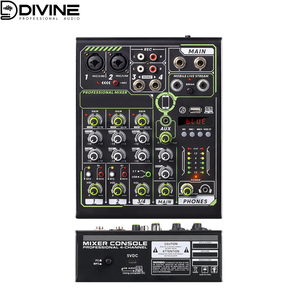 Pl4 Pro Live Sound. Card Mixer + 48V powersupply, dòng sống di động không dây dễ dàng liên kết với máy tính và điện thoại di động - Product Image 6